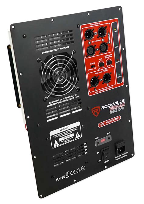 watt rms pro audio powered subwoofer amplifier plate module panel