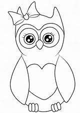 Owls Supercoloring Sowa Eule Albanysinsanity Cutest Preschool Scribblefun sketch template