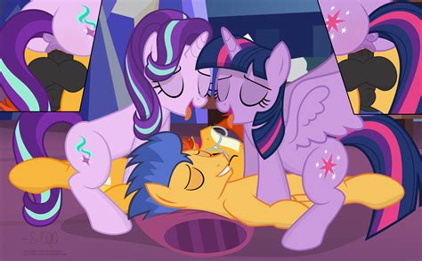Rule 34 Cowgirl Position Flash Sentry Foursome Friendship Is Magic My