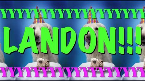happy birthday landon epic happy birthday song youtube