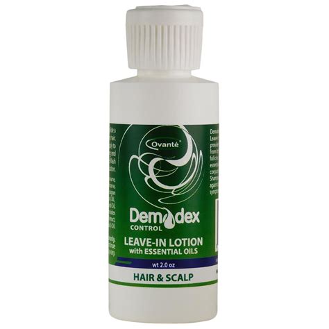 demodex mites treatment head  scalp complex  natural oils