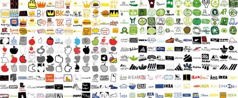 hilarisch onderzoek laat mensen bekende logos natekenen