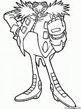 Eggman Robotnik Colorkid sketch template