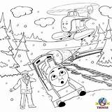 Pages Christmas Thomas Coloring Tank Train Engine Winter Kids Activities Printable Color Tree Friends Sodor James Xmas Olympics Fun Happy sketch template