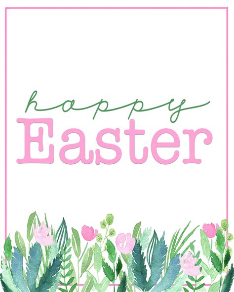 printable happy easter sign   access