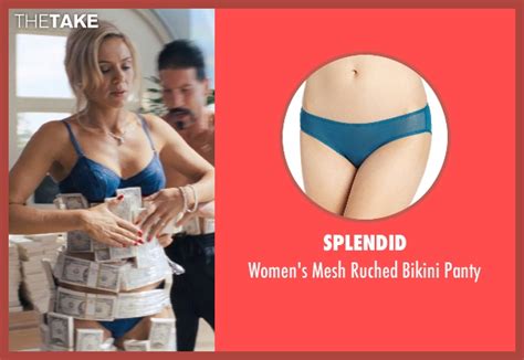 Katarina Cas Splendid Women S Mesh Ruched Bikini Panty