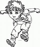 Coloring Jump Go Diego Pages Comments Coloringhome Popular sketch template