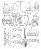 Pages Mid Century Coloring Choose Board Color Printable Modern Embroidery sketch template