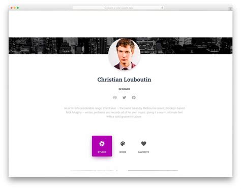 25 bootstrap profile page examples for webs applications and websites