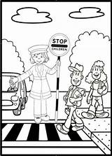 Safety Road Coloring Traffic Pages Preschool Drawing Stop Kids Rules Activities Children Signs Colouring Light Printable Worksheets Bus Pedestrian Week sketch template