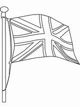 England Coloring Pages Flag3 Flag British Color Advertisement sketch template