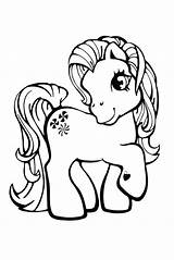 Pony Little Coloring Pages Characters Minty Color Getcolorings Printable Getdrawings Logo sketch template