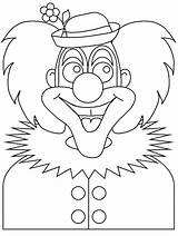 Coloring Pages Circus Clown Printable Clown2 Book Print Clipart Coloringpagebook Kids Karneval Advertisement Choose Board Comments sketch template