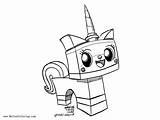 Coloring Unikitty Pages Princess Fedde Printable Kids Color sketch template