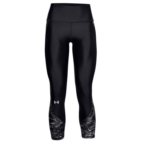 under armour ladies heatgear armour printed ankle crop womens training