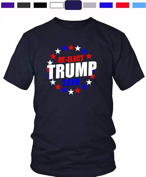 Re Elect Trump 2020 T Shirt For Mens Clothing