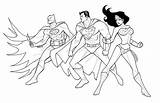 Superman Coloring Wonder Batman Woman Justice Pages League Superheroes Drawing Coloring4free Vs Kids Printable Clipart Netart Color Drawings Print Heroes sketch template