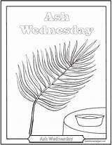 Ash Wednesday Coloring Pages Lent Printable Ashes Saintanneshelper Popular sketch template