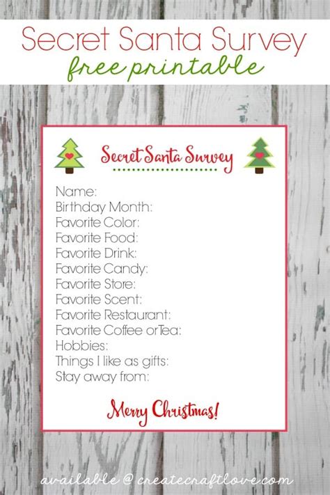 secret santa  list template excel templates