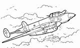Coloring Fighter Pages Aircraft Print Color Kids sketch template