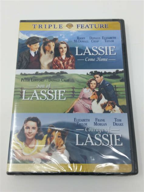 lassie come home son of lassie courage of lassie dvd canadian for