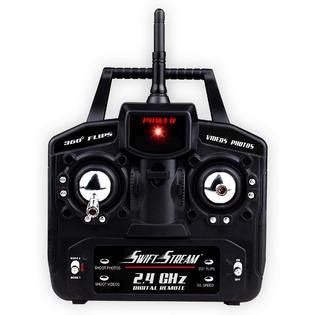swift stream  cv hz  channel rc drone   axis gyro  mp camera black toys