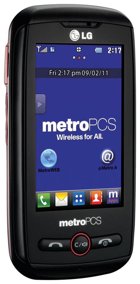 amazoncom lg beacon prepaid phone metropcs cell phones accessories