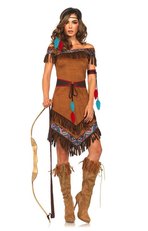 ladies noble warrior pocahontas native american indian wild west