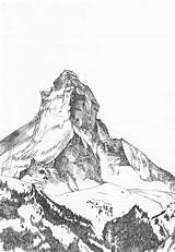 Matterhorn sketch template