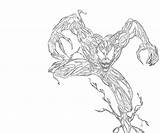 Coloring Pages Carnage Venom Standy Cletus Kasady Vs Printable Marvel Template sketch template