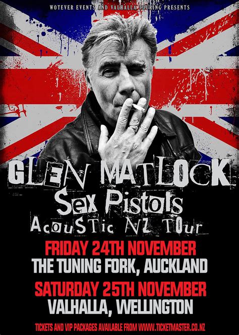 glen matlock an evening with sex pistol glen matlock valhalla touring