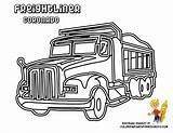 Camiones Distinta Forma Taringa Mewarnai Freightliner Coloringhome sketch template