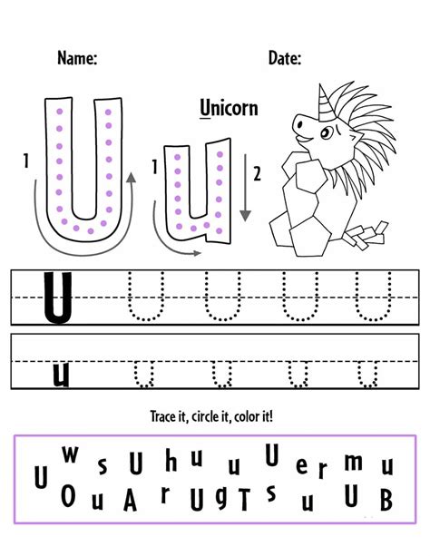 unicorn worksheets  preschool  unicorn head templates