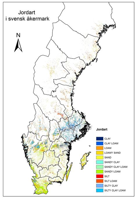 kartor med information om svensk akermark jordbruksverketse