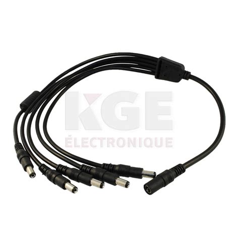 dc mm power cord splitter    security kge electronique
