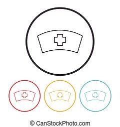 nurse hat stock illustrations  nurse hat clip art images