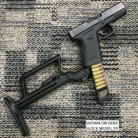 wts glock collapsible stock  options  pics parts