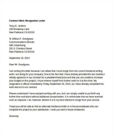 10 work resignation letter free word pdf documents download free