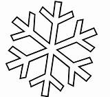 Snowflake Coloring Color Snowflakes Pages Winter Popular sketch template