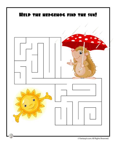 easy spring maze woo jr kids activities childrens publishing