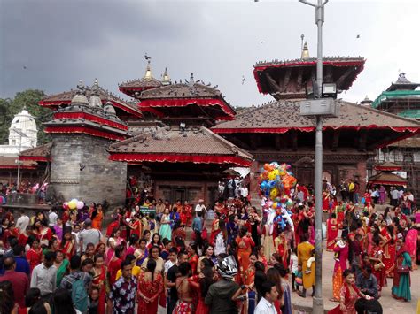 Teej Festival In Kathmandu Nepal Nepal Culture Teej Festival Festival