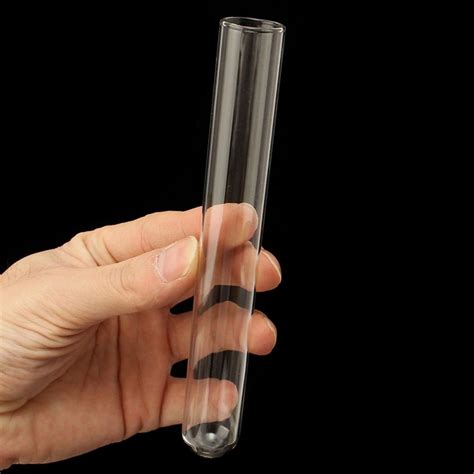 pcs borosilicate glass tube length mm diameter mm test tube