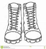 Boots Drawing Hiking Draw Front Shoes Drawings Shoe Character Google Manga sketch template