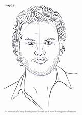 Blake Shelton Draw Drawing Step Singers Tutorials Drawingtutorials101 sketch template