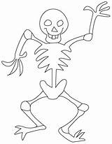 Tegning Colorier Skelet Farvelaegning Tegninger Squelette Fastelavn sketch template