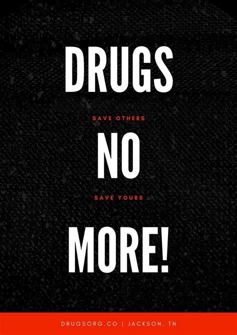 printable custom drug awareness poster templates canva