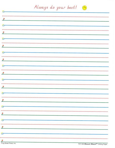 primary paper printable