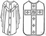 Chasubles Chasuble sketch template