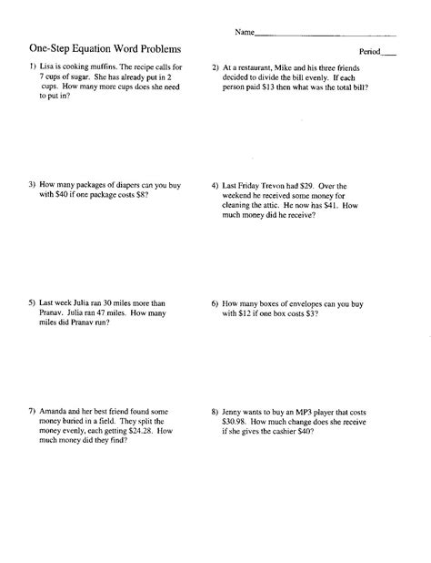 images  infinite pre algebra worksheets  step