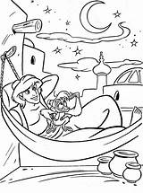 Aladdin Disney Colorir Pocahontas Rajah Coloringme 4kids sketch template